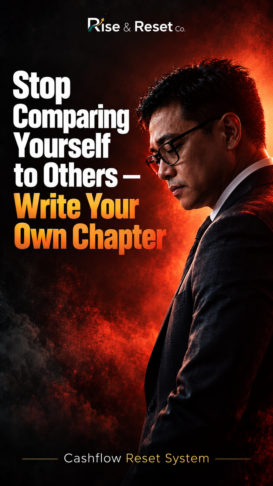 Stop Comparing Yourself to Others — Write Your Own Chapter — Cashflow Reset System — Rise & Reset Co.